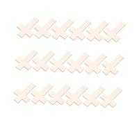 jojofuny 18pcs Unfinished Wooden Cross Ornaments for DIY Crafts Faith Inspired Wood Pieces for Wedding Church Spiritual Home Decor Safe Natural Material Lightweight and Versatile