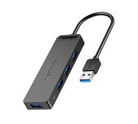 jojofuny 1m Usb Hub Usb Adapter Ports for Accessories Portable Data Hub for Desktop and Laptop Use