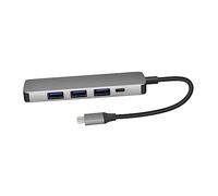jojofuny 1pc Aluminium Alloy Usb Hub Port Usb Expansion Adapter for Laptop High-speed Data Transfer Compatible Devices Like Phones Tablets and Laptops Portable Design Overload