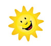 jojofuny 1pc Smiling Face Wall Stickers Nursery Wall Art Room Decorations Cute Stickers for