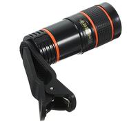jojofuny 1set - Telescope Phone Lens Monocular for Smartphones Lightweight Clip Lens for Macro Photography Easy Installation Non-distorted Images