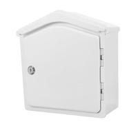 jojofuny 1Set Wall Mounted Milk Box Sealed Plastic Storage Organizer for Outdoor Use Portable and Lockable Package Drop Case for Milk Cartons and Deliveries