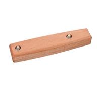 jojofuny 1set Wooden Replacement Spatula Handle Multipurpose Heat-Resistant Kitchen Utensils Handle Easy Install Protects Hands from Scalding Compatible with Pan and Pot Tools