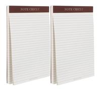 jojofuny 2 Pack Tear Away Memo Pad - Small Notepads Writing Note Pads With Lined - Easy Note Paper for Study Work - School Office Supplies