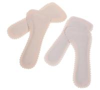 jojofuny 2 Pairs Non-Slip Breathable Cork Sandal Insoles with Latex, Cloth and Double-Faced Adhesive Tape, Comfortable Shoe Inserts for Women, for High Heels and Sandals