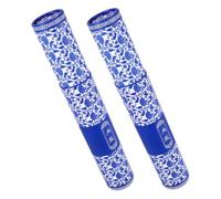jojofuny 2 Pcs Adjustable Drawing Storage Tube Telescoping Poster Roll Container for Secure Mailing Artwork Transport and Efficient Organization with Elegant Blue and White Porcelain Design