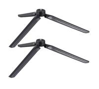 jojofuny 2 Pcs Foldable Tabletop Tripods for Streaming and Photography with 1/4 Inch Mount Desktop Video Tripod Stand Suitable for Portable Camera and Broadcast Use