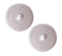 jojofuny 2 Rolls Premium Cotton Meat Netting Roll Each for Sausage Casing and Cooking String Butcher Net for Wrapping Beef Pork Ham for Smoking Roasting BBQ and Curing