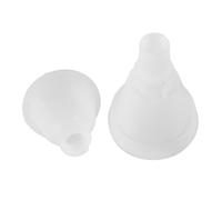 jojofuny 2 Set Dustproof and Waterproof Ac Drilling Water Funnel Kit with Easy Attachment, Plastic Material, Adapts to Wall Angles for Air Conditioner Installation at Home or Office
