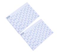 jojofuny 2 Sets Large Wall Calendar Writable English Yearly Planner Poster for Home Office Work Jumbo Monthly Planning Chart with Dates for Events Scheduling and Management
