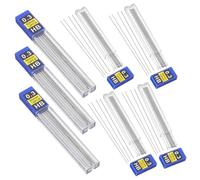 jojofuny 20 Boxes Automatic Pencil Lead Refills Resin 0.3mm Smooth Writing Black Lead Refills with Hard Plastic Storage Box for Classroom Use by Students and Professionals