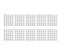 jojofuny 20 Sheets Disposable Eyelash Glue Sticker Pads for Lash Extensions 600pcs 2.5cm Eyelash Grafting Tool Adhesive Pallet