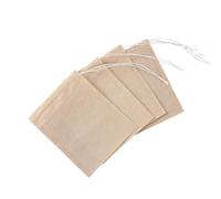 jojofuny 200pcs Disposable Drawstring Tea Filter Bags for Loose Leaf Tea and Coffee Paper Material Easy to Dispose for Herbal DIY and Scented