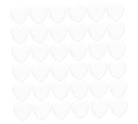 jojofuny 200pcs Heart-shaped Glass Patch Jewelry Heart Shape Charm Embellishments Clear Pendant Circle Pendant Cabochon Glass Blank Love Transparent