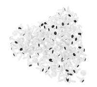 jojofuny 200pcs Plastic Craft Safety Eyes for DIY Dolls and Handmade Rounded Corners and Scratch Resistant Decorative Puppet Eyes for Art Projects and Interaction