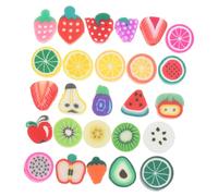 jojofuny 200pcs Polymer Clay Fruit Spacer Beads for Necklace and Bracelet Making Durable DIY Jewelry Craft Supplies for Easy Stringing Creative Handmade Accessories