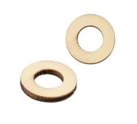 jojofuny 200pcs Round Wooden Pieces Natural Wood Color DIY Craft Accessories for Scrapbooking Embellishments Handmade Decoration Party Christmas Hanging Ornaments