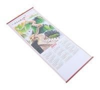 jojofuny 2025 Wall Hanging Calendar Chinese Lunar Year Calendar Multi-functional Design Printing Paper Material Hanging Rope Office Journal