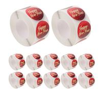 jojofuny 2026 Lunar New Year Stickers 12 Rolls Christmas Holiday Envelope Seal Labels Happy New Year 2026 Decals for Cards Wine Bottles Crafts Decorations