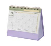 jojofuny 2027 Desk Calendar Monthly Planner with Twin-wire Binding and Compact Design, Paper Desktop Calendar Preventing Ink Bleedthrough, for Classroom and Home Use by Teachers