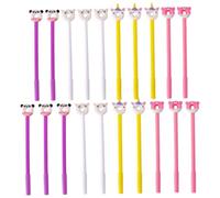 jojofuny 20Pcs Adorable Donut Gel Pens Smooth Writing Decorative Ink Pens for Students School Office Use