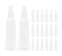 jojofuny 20pcs Ampoule Applicator Tips and Ampule Breaker Cutting Device for Glass Vial Opening, Reusable Lightweight Tpe Material, Multi Functional Tool for Use in Hospitals