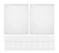 jojofuny 20pcs Aquarium Filter Media Bags 14x20cm Extra Fine Mesh Zipper Pouches for Fish Tank Activated Carbon Filter Carbon Aquarium Media Bags for Freshwater and Saltwater Filtration