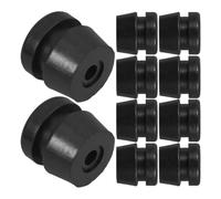 jojofuny 20pcs Chainsaw Damping Rubber Pad Anti-Vibration Chainsaw Cushion Rubber Buffer Block for Black Easy Installation Enhanced Stability
