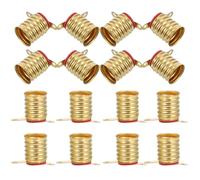 jojofuny 20Pcs E10 Lamp Holder Mini Screw Base Bulb Socket for Diy Lighting Accessories Small Light Bulb Socket for Physics Circuit Experiments Compact and Easy Installation