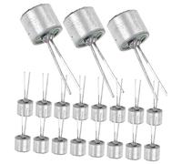 jojofuny 20pcs Electret Condenser Microphone Pickups with Pins for Sound and Light Control High Sensitivity -directional Microphone for Recording Live Performance and Home Use