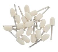 jojofuny 20pcs Felt Polishing Buffing Wheel for Jewelry Making Tools, Wool Material with Efficient Surface Restoration and Multiple Reuses, for Delicate Surfaces and Metal in Small Handheld