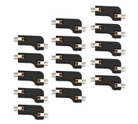 jojofuny 20pcs Hot-swappable Pcb Socket Keyboard Base Abs Material and Two Clamps, Professional Hot Swap Pcb Socket for Mechanical Keyboard Repair and Upgrade