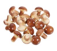 jojofuny 20pcs Imitated Mushroom Models Simulated Mushroom Decors Simple Realistic Design Using Time Well-made Photography Props