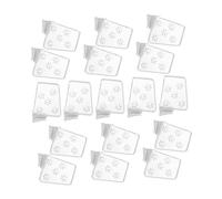 jojofuny 20pcs Refrigerator Side Door Divider and Fridge Classification Partition Board, Expandable Clip-on Food Partition for Freezer and Drawer Organization