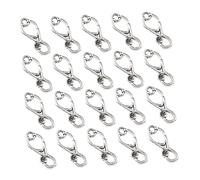 jojofuny 20pcs Sterling Silver Charm Diy Pendant Stethoscope Shape Charms for Necklace Jewelry Making