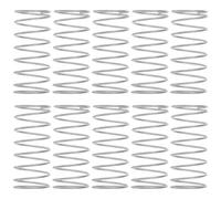 jojofuny 20pcs Toilet Flush Button Spring Stainless Steel Compression Coil High Tension Mini Coil Spring Universal Compatibility Silent Functionality for DIY Plumbing Maintenance