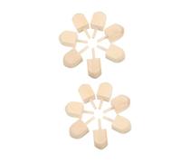 jojofuny 20pcs Unfinished Wood Dreidels for Hanukkah DIY Crafts Natural Smooth Wooden Spinning Tops Traditional Holiday Decorations Creative Activity Festive Party Favor