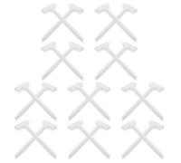 jojofuny 20pcs Waterproof Plastic Plant Tags White 30cm T-Shaped Garden Labels with Slanted Tip for Outdoor Nursery Planters and Flower Bed Markers