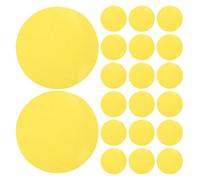 jojofuny 20pcs Yellow Self Adhesive Color Filter Sheets Made of Pet Material, Round Shape Light Diffuser Film for Studio and Home Decor Ambiance Creation