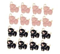 jojofuny 20pcs Zinc Alloy Pig Charms for Jewelry Making Creative DIY Craft Pendants for Bracelets and Necklaces Piggy Accessories for Women Unique Cute Piglet Design