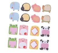 jojofuny 24pcs Creative Cartoon Animal Sticky Memo Pads Lightweight Portable Message Notes for School Office Organization and Daily Planning