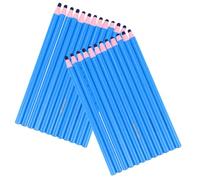 jojofuny 24Pcs No-cut Wax Markers for Sewing Tailoring and Crafts Easy-pull Grease Pencils with Bright Colors Multi-surface Use Leather Wood Metal for Dressmakers and DIY Projects
