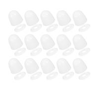 jojofuny 24pcs Plastic Toilet Seat Bolt Covers Decorative Caps for Toilet Bowl and Floor Screws Fit Easy Installation Dust and Corrosion Protection for Home Bathroom