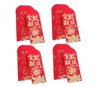 jojofuny 24pcs Red Envelope Bag Zodiac Red Packet Envelopes for Cash Hong Bao Lucky Money Packets Snake Year Hong Bao Spring Festival Money Bag Blessing Asian Paper