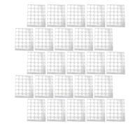 jojofuny 25sheets Lash Glue Holder Eyelash Extension Adhesive Pallet Pads for Makeup Artists and Salon Use