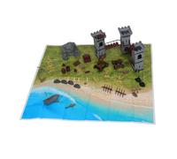 jojofuny 293pcs Military Model for Boys Soldier Statue Army Men for Army Action Figure Mini Figures Soldiers Military Sand Table Model Accessories Plastic