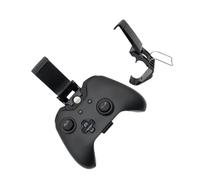 jojofuny 2pc Gamepad Holder Black Plastic and Metal Secure Bracket | Ergonomic Design, for Mobile Phone and Smart Phone Use, Compact Two-piece Set