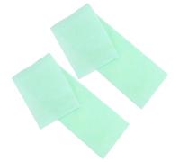 jojofuny 2pc Green Sponge Filter Pads for Fish Tank and Sea Water Tank, Biochemical Aquarium Filter Material Residue Filtration to Reduce Fish Death Rate