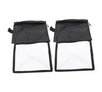 jojofuny 2pcs 15x17cm Soft Flash Diffuser Cover for Dslr Camera Speedlight, Portable Diffuser Sock Set for Photography Lighting, Compatible with On-camera Flashes