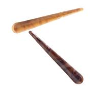 jojofuny 2pcs Acrylic Alligator Hair Clips Teeth Bows and Women, Sturdy Grip and Strong Hold Claw, for Home Use and Taking a Shower, Coffee Colour Hair Barrettes
